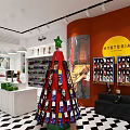 HappySocks Specialty Store With Colorful Window Displays And Sock Collections
