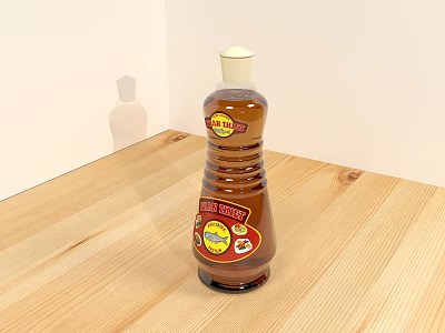 Modern seasoning fish sauce 3d model