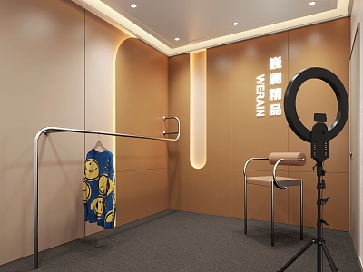 Live broadcast room 3d model