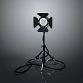 Modern Black Tripod Floor Lamp Furniture With Leaf Shade And Cable Design
