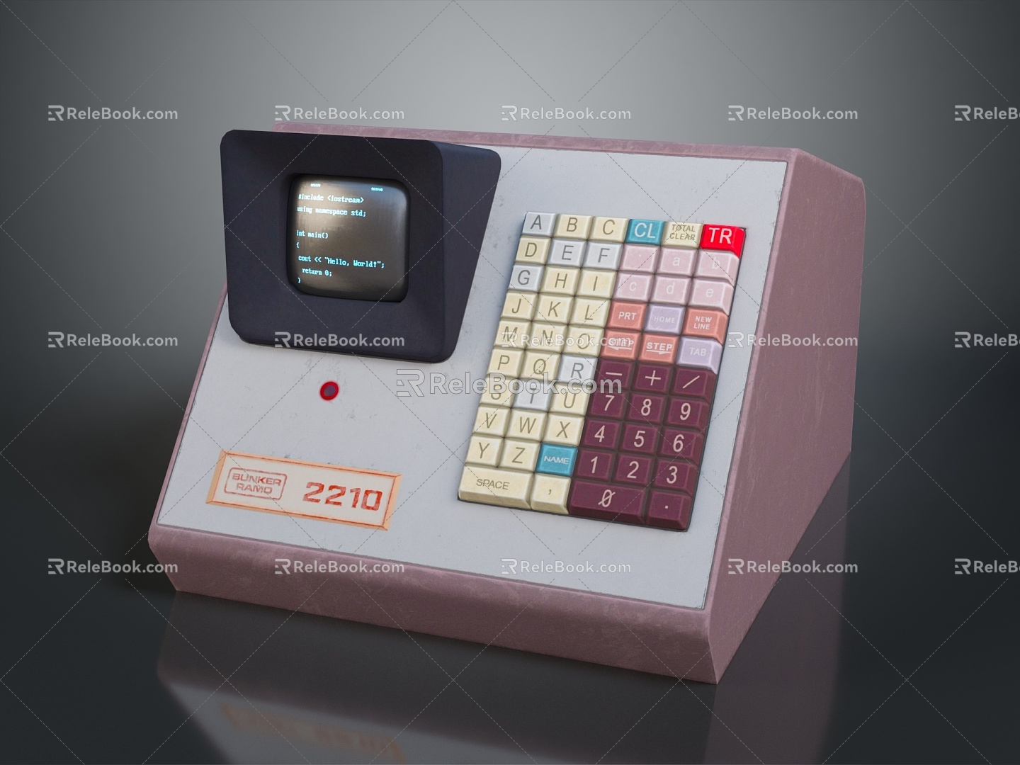 Cash register terminal machine cash register vintage cash register vintage cash register vintage cash register antique cash register 3d model