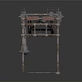 Industrial Conveyor Workbench With Metal Frame Flat Surface And Roller Components