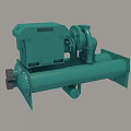 Green Heavy Duty Industrial Mechanical Equipment With Motor Drive And Cylindrical Unit