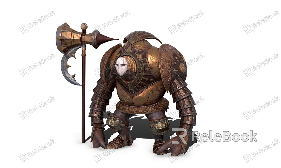 Steel Warrior Mechanical Warrior Game Character Anime Character model