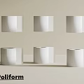 Tissue paper roll paper 3d model