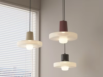 Modern chandelier 3d model