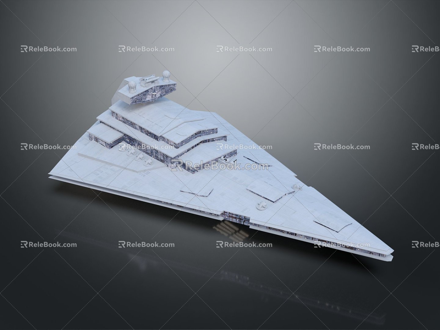 Modern Destroyer Star Destroyer Star Destroyer Spaceship 3d model