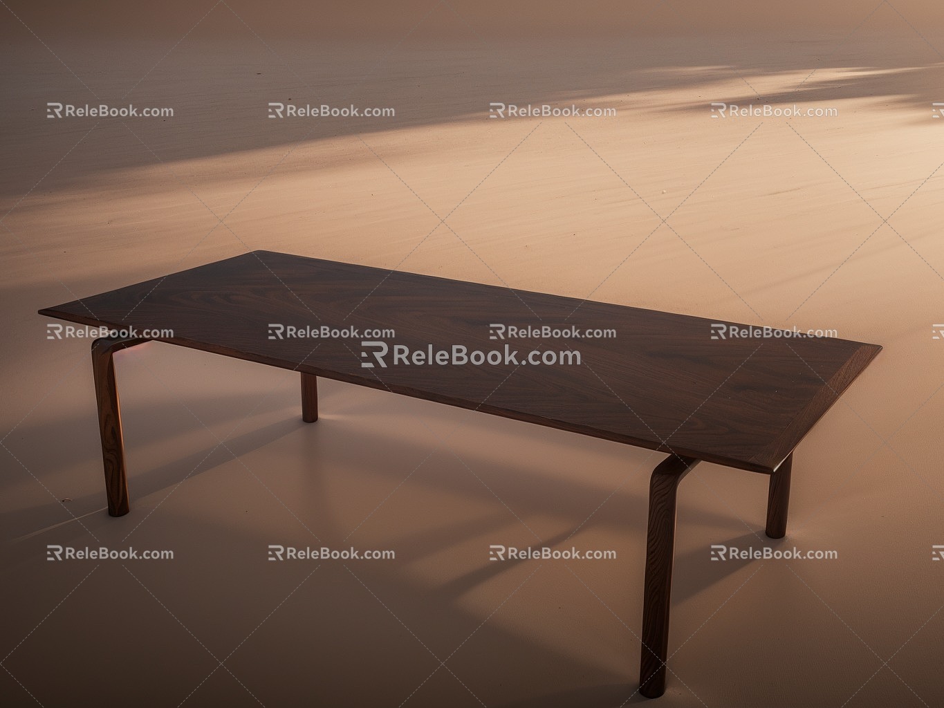 Homestay Style Table 3d model