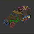 Vintage Military Tank With Rusty Exterior Tracks And Open Top Cabin Design