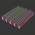 Solar Powered Laptop Featuring Efficient Solar Panels For Green Energy Use 3d model