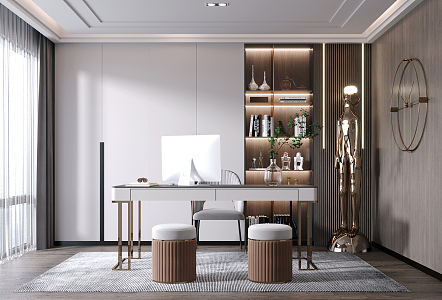 Light Luxury Study 3d model