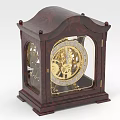 clock mechanical clock 3d model