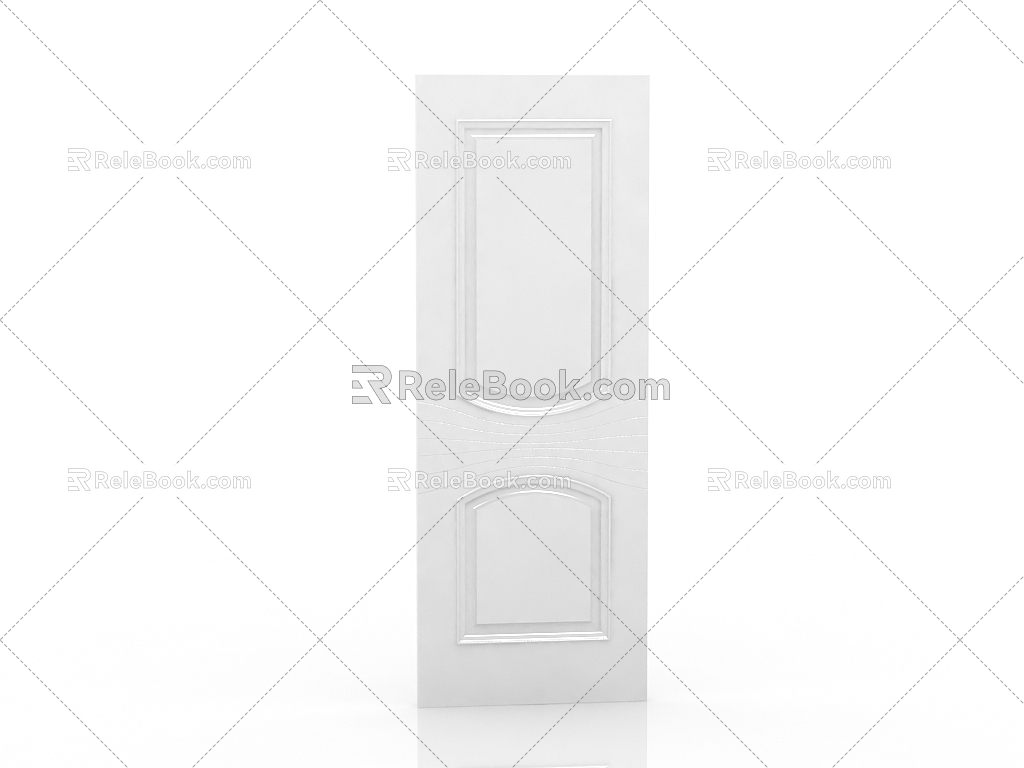 Jane ou door core door leaf 3d model