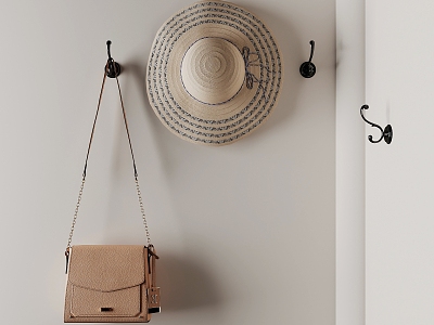 Home Hanging Coat Hook Bag Hat model