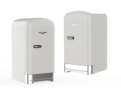 Living appliances small refrigerator 3d model