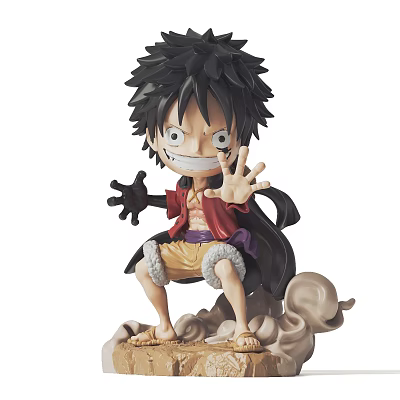 One Piece Q Luffy 3d model