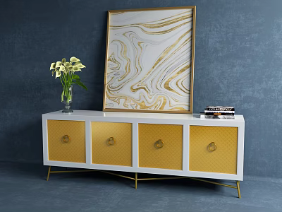 Modern TV Cabinet Shell TV Cabinet 3d model Modern TV Cabinet Shell TV Cabinet 3d model