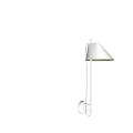 White Minimalist Wall Lamp With Soft Lighting Mounted on Wooden Wall