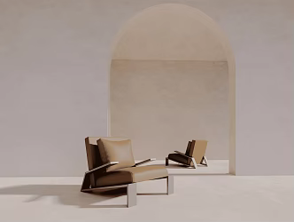 Modern single chair 3d model