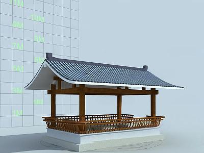 Ancient Pavilion of Chinese-style Ancient Architecture model