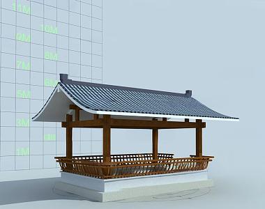 Ancient Pavilion of Chinese-style Ancient Architecture 3d model