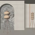 Quiet Floor Lamp 3d model