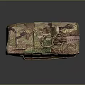 Camouflage Pattern Multipurpose Portable Pouch For Daily Outdoor Living Necessities