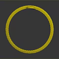 Golden Woven Bracelet Fashion Accessory With Metallic Shine And Stylish Design