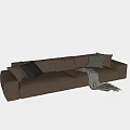 Modern Multiplayer Sofa 3d model