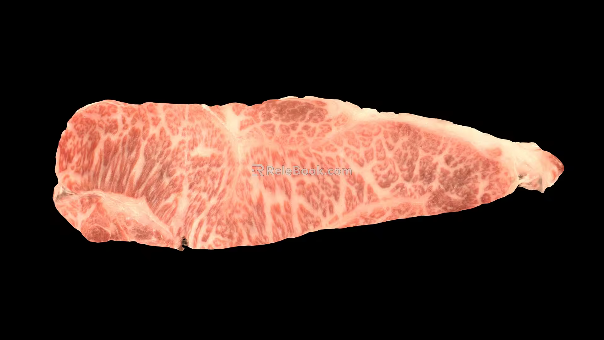 Steak raw steak meat beef pork 3d model