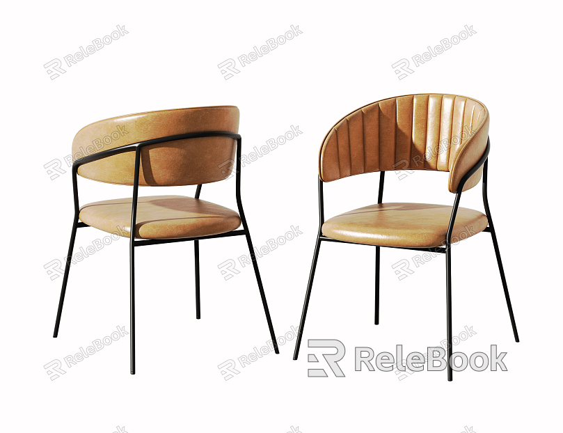 Modern Dining Chair Single Chair model