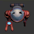 Rabbit Machine Rabbit Mechanical Rabbit Mech Rabbit Science Fiction Rabbit Cyberpunk Rabbit Cyberpunk Rabbit 3d model