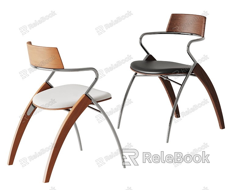 Middle style dining chair model