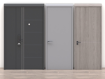 door wooden door bedroom door meeting room door office door double door sliding door security door living room door 3d model