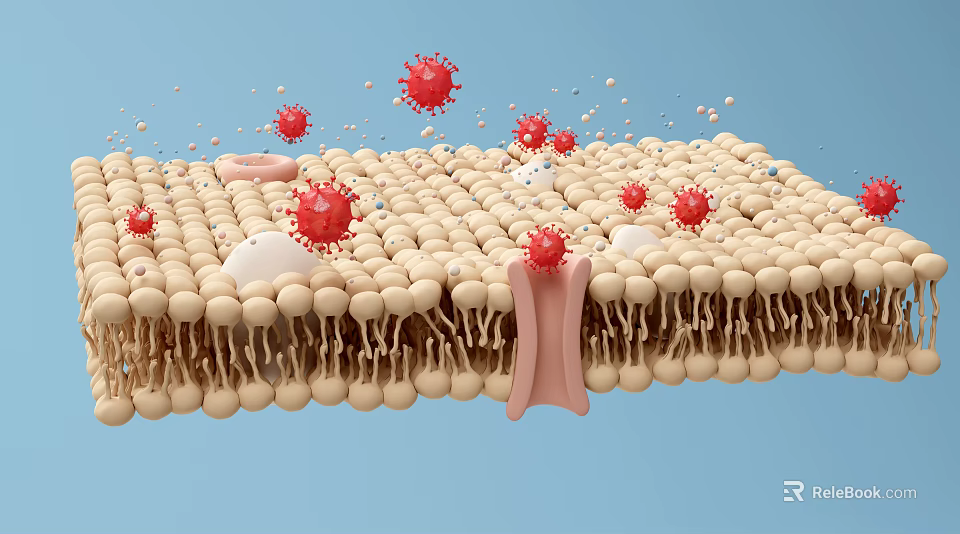 Innovative Medical Devices For Virus Detection And Cell Membrane Research Applications 3d model 