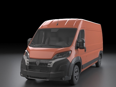 van truck bus 3d model