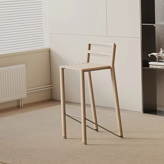 Modern Bar Chair 3d model
