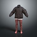 cotton-padded jacket down jacket goose down jacket thick clothes thick cotton-padded clothes autumn and winter clothing winter clothing autumn clothing 3d model