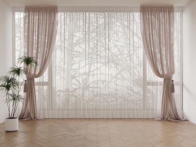 modern curtain cloth curtain model