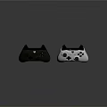 Modern Gamepad Wireless Gamepad Game Console Accessories Handle 3d model
