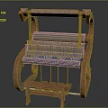 Loom Manual Loom Simple Loom 3d model