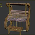 Loom Manual Loom Simple Loom 3d model