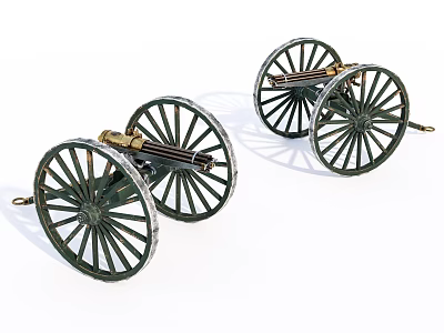 Two Vintage Bicycles With Large Wheels Classic Design And Metal Frames 3d model