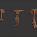 Handcrafted Wooden Kitchen Spoons With Carved Handles Various Shapes And Natural Wood Texture