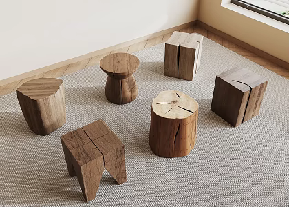 Modern Stool 3d model