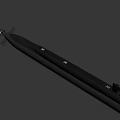 Black Submarine Exterior Design With Sleek Hull Conning Tower And Antennas