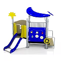 Modern slide children'slide 3d model