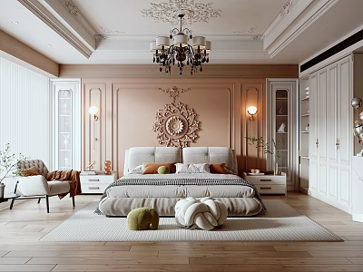 French Bedroom 3d model