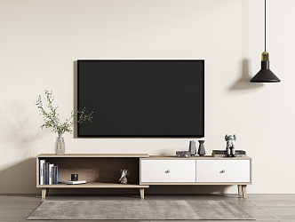 Nordic TV cabinet 3d model