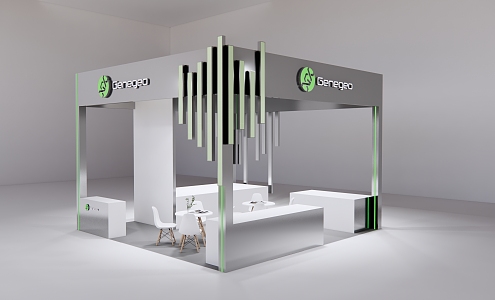 Modern Exhibition Booth 3d model